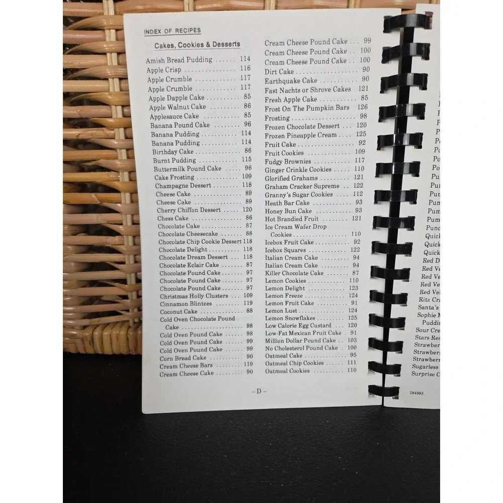 Grace Lutheran‎ Church Cookbook Salisbury, NC 1993 Local Vintage